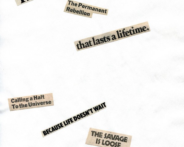 The Renaissance Man Is Back in Business (Part 6 of 11), Cutting Out the New York Times, newspaper poems by Lorraine O’Grady.