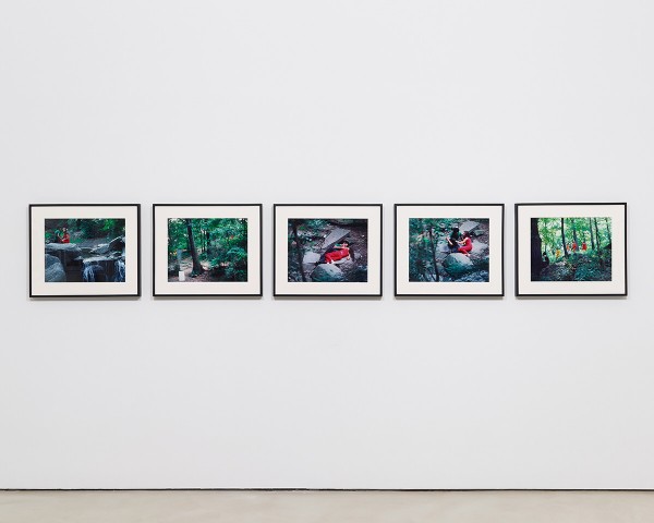 Lorraine O’Grady, Rivers First Draft, installation view, Alexander Gray Associates, New York, 2015.