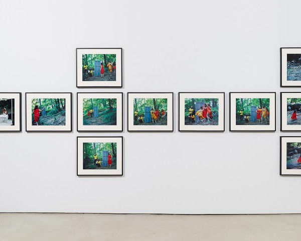 Lorraine O’Grady, Rivers First Draft, installation view, Alexander Gray Associates, New York, 2015.
