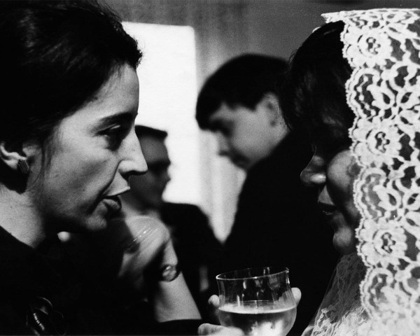 1965, IA Writers Workshop, Maria Pilar, writer José Donoso's wife, at Lorraine O'Grady's marriage to Chap Freeman.