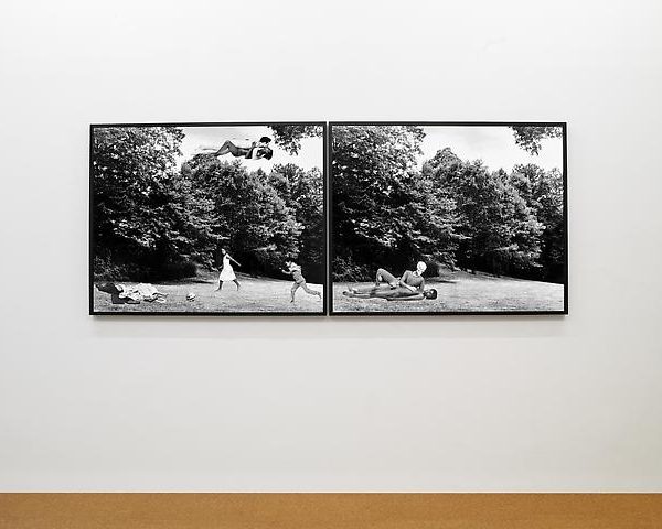 Lorraine O'Grady Body/Ground (The Clearing: or Cortez and La Malinche. Thomas Jefferson and Sally Hemings, N. and Me) (1991/2012) Installation view Alexander Gray Associates (2012).